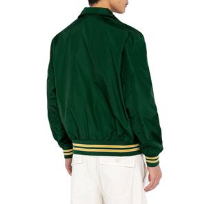 Top Trending Hot OEM Plain Stylish Venta caliente Transpirable Satén Béisbol Varsity Jacket Premium Quality Varsity Jacket para hombres - Product Image 2