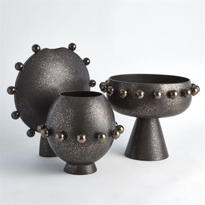 Bol de service de luxe en métal de qualité supérieure, forme ronde, texture fantaisie unique, argent poli, pour la maison, l'hôtel, centre de table - Product Image 3