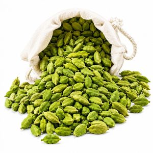 AQUA VRIKSHA Cardamomo Verde Premium 5-6 mm |   Elaichi Entero Natural |   Cardamomo Indio de Calidad de Exportación |   Proveedor Mayorista - Product Image 1