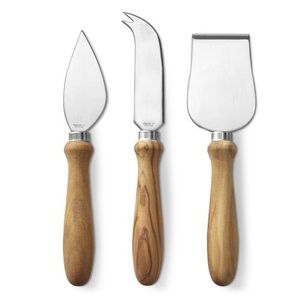 Stainless Steel Cheese Knife <b>Set</b> With Copper Handles Durable Design For Food Contact - Product Image 3