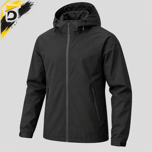 Chaqueta de Lluvia para Hombre, Diseño Transpirable, Bolsillos Prácticos y Comodidad Ligera para Aventuras al Aire Libre - Product Image 5