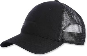 Gray 6-Panel Trucker Cap 100% Cotton Mesh Back Common Adjustable Unisex Casual Hat Solid Color Adult Fit - Product Image 2