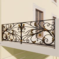 Balustrades de balcon en fer forgé de qualité supérieure : Pièces métalliques artistiques fabriquées à la main, spécialement conçues pour sublimer l'architecture moderne.