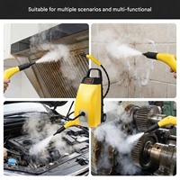 Nettoyeur Vapeur Électrique Instantané 3000W avec Fonction Ozone, Machine de Détail Automobile pour l'Élimination des Taches et des Odeurs à l'Intérieur des Voitures