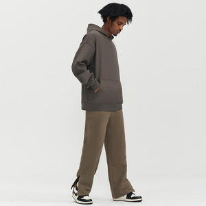 Survêtements personnalisés pour hommes et femmes, sweats à capuche épais 500 GSM 350 GSM en molleton polyester/coton brodé, et shorts amples - Product Image 4