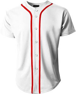 Team Sports <b>Baseball</b> <b>Set</b> – Classic Button Front Jersey with Striped Pants - Product Image 3