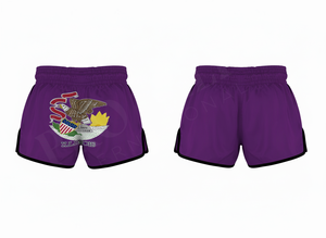 Shorts de Muay Thai légers 100% polyester pour hommes, entraînement, combat, logo brodé personnalisé, shorts d'arts martiaux - Product Image 5