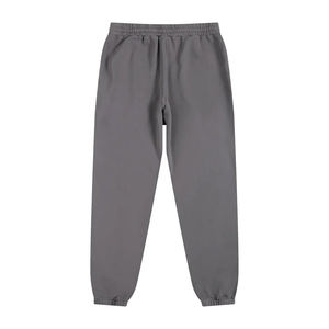 Pantalon de survêtement doublé polaire en mélange de coton 350 GGSM de haute qualité, personnalisable, faible MOQ OEM, vente en gros, pour femmes et hommes, style universitaire - Product Image 4