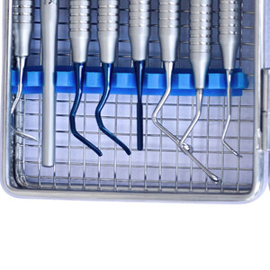Ensemble d'instruments de tunnelisation Meuri Perio de qualité supérieure, en acier inoxydable de qualité chirurgicale, instruments dentaires pour tissus mous, certifiés CE - Product Image 3