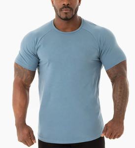 Vente en gros 100% coton T-shirts unis décontractés pour hommes 200 grammes avec impression de logo personnalisé Design vierge et conception de sonnerie - Product Image 4