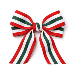 ซัพพลายเออร์ริบบิ้นโกรเกรนสีแดง ขาว เขียว ขนาด 50 มม. สำหรับตกแต่งงานอีเว้นท์ ทำพวงหรีด ออกแบบชุดแต่งกาย และงานประดิษฐ์บรรจุภัณฑ์ - Product Image 1