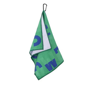 ผ้าเนื้อนุ่ม ผิวสัมผัสอ่อนโยน ดีไซน์แข็งแรง ผ้าขนหนูวาฟเฟิลสำหรับกอล์ฟ สำหรับอุปกรณ์กอล์ฟ ทำความสะอาดและดูแลรักษา - Product Image 1