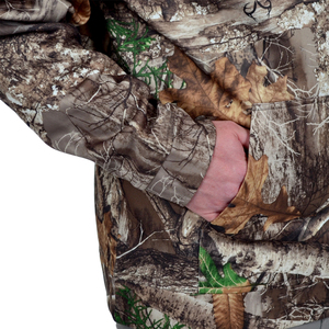 เสื้อฮู้ดดี้ล่าสัตว์สำหรับผู้ชายคุณภาพสูง ขายส่ง ปักโลโก้ได้ตามต้องการ ผลิตจากผ้าฝ้ายผสม - Product Image 5