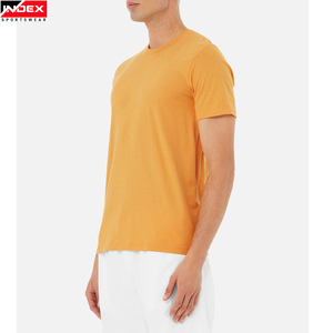 INDEX SPORTSWEAR Men's Solid Color Short Sleeve T-Shirt O-Neck Regular Fit Cotton Jersey Casual Wear - Product Image 2