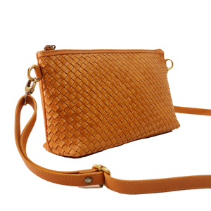 Bolso bandolera de cuero genuino tejido para mujer |   Bolso de Hombro Trenzado Hecho a Mano con Correa Ajustable - Product Image 3