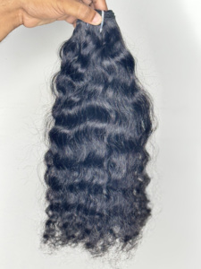 ผมแท้คุณภาพสูงแบบดิบจากวัดในบราซิล ผมมิงค์ดิบแบบหยิก ผมมนุษย์แบบตรงและแบบหยักศก สีดำธรรมชาติ จากผู้ขาย - Product Image 5