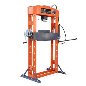 Pressa Idraulica da Officina TMG SP50 da 50 Tonnellate, Doppio Azionamento (Aria/Manuale), Telaio a H Completamente Saldato, Nuova Condizione, con Cuscinetti - Product Image 3