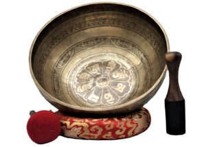 Cuenco para cantar de bronce sólido curativo de energía hecho a mano, cuenco para cantar relajante del Himalaya de siete Chakras para meditación y Yoga - Product Image 5