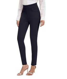 Pantalones de Vestir Rectos Elásticos para Mujer, con Bolsillos, para Trabajar, Casuales, de Traje, Directo de Fábrica, Bangladesh, Nuevo - Product Image 1