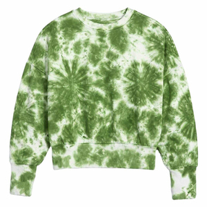Men's <b>Tie</b> <b>Dye</b> Crewneck <b>Sweatshirt</b> 100% Cotton Pullover Long Sleeve Casual Streetwear Hoodie <b>Sweatshirt</b> for Winter - Product Image 3