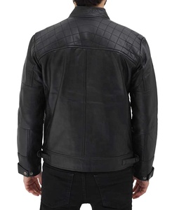 Low Price Men Leather <b>Jacket</b> Plus Size Casual Wear Fashion Genuine Leather <b>Jacket</b> Made in Pakistan For Online Sale - Product Image 2