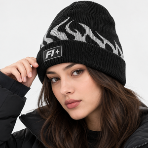 Bonnet d'hiver en tricot double face unisexe, doublure polaire thermique, bonnet pour homme et femme, idéal pour le ski, le cyclisme, la course à pied et la conduite - Product Image 3