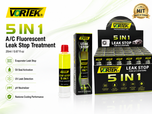 น้ำยาซ่อมรอยรั่วหลอดไฟฟลูออเรสเซนต์ในเครื่องปรับอากาศรถยนต์ 5 in 1 สำหรับระบบปรับอากาศ HVAC ผลิตโดยโรงงานไต้หวัน (OEM) - Product Image 1