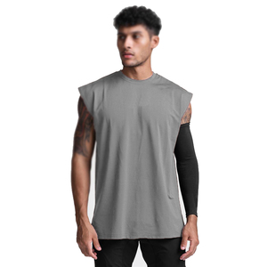 Débardeur de sport d'été pour homme en maille respirante, séchage rapide, anti-UV, coupe ample, pour fitness et musculation, épaules larges, sans manches - Product Image 5
