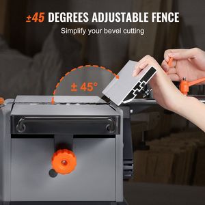 Fresatrice a spirale da banco da 8 pollici 2HP con 10000 RPM e testa di taglio a 18 lame, braccio estensibile da 6,5 piedi con giuntatrici a dita - Product Image 5