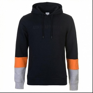 Hoodie surdimensionné élégant pour homme, design vintage délavé avec poche avant, confortable, personnalisable pour l'hiver. - Product Image 1