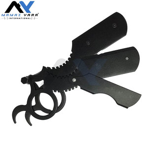 Rasoir à Lame Droite Professionnel avec Poignée à Insertion par le Doigt pour Barbier – Outil de Toilettage pour la Mise en Forme de la Barbe et un Rasage Précis - Product Image 6