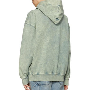 Sudadera con Capucha para Hombre, 100% Algodón, Lavado Ácido, Logotipo Serigrafiado en la Parte Delantera, Diseño con Bolsillo, Transpirable, Ecológica, Corte Regular, 2 Piezas - Product Image 2