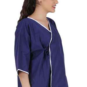 2026 Hot <b>Sale</b> High Quality Hospital Patient <b>Gown</b> Short Sleeve Patient <b>Gown</b> - Product Image 5
