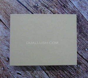 Boîte cadeau de luxe en carton rigide avec couvercle amovible et ruban en satin, emballage en papier mat pour invitations de mariage - Product Image 1