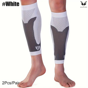 1 Pair Elastic Sports Compression Leg Sleeves Breathable <b>Mesh</b>, Multi-Color Options For Running & Exercise, Muscle Support - Product Image 6
