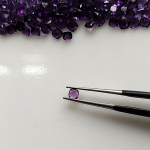 Ametista Africana Natural, Corte Cojín de 3 mm, Color Púrpura, Gema Suelta de la Mejor Calidad, Gemas Red Mountain para Joyería - Product Image 3