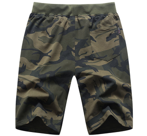 Shorts Bermuda pour Homme à Imprimé Balle de Golf et Logo Avant, Taille Élastique avec Cordon de Serrage, Poches, Tissu Tricoté Respirant 100% Coton - Product Image 3