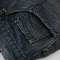 Sokak Modası Eskitme Efektli Yıkanmış Şortlar Örümcek Ağı Asimetrik Bıyıklı Bol Erkek Kot Pantolonları Özelleştirilmiş Püsküllü Bıyıklı Denim Şortlar