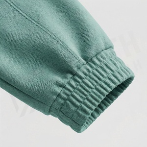 Survêtement unisexe à capuche, manches longues, motif géométrique, polyester et coton, vêtement décontracté d'automne avec poches latérales et fermeture éclair - Product Image 6