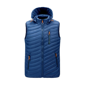 Gilets matelassés pour hommes, style décontracté, vêtements d'hiver, vestes sans manches, sur mesure. - Product Image 1