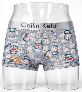 Factory Price ODM <b>Custom</b> Private Label Logo Waist Solid Classic Rise Breathable 100% Cotton Crocheted Knit <b>Boxer</b> Briefs Men - Product Image 3