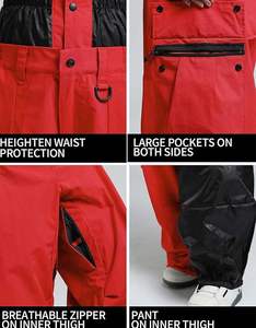 Pantalones de nieve baratos en oferta, pantalones térmicos para esquí de invierno, impermeables, transpirables, a prueba de viento, para snowboard, para hombre y mujer - Product Image 5