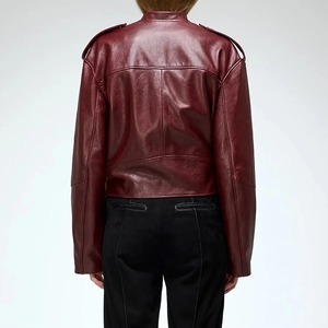 Manteau en cuir de vachette pour femmes, vente en gros, vêtements d'extérieur de luxe, design personnalisé, style tendance, meilleur prix - Product Image 2