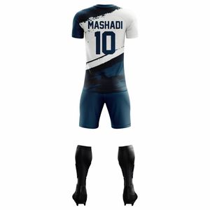 Impression par sublimation, respirant, anti-UV, séchage rapide, short de football pour équipe de club, designs personnalisés, grandes tailles, vente en gros de vêtements de football - Product Image 3