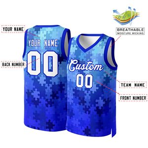 Maillots de basketball respirants imprimés par transfert thermique, avec bordures élastiques, personnalisables, légers, en polyester, unisexe, grandes tailles, séchage rapide, protection UV - Product Image 6
