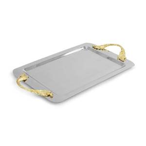 Bandeja de Metal Moderna Hecha a Mano con Soporte de Madera para Decoración de Mesa de Ramadán, Decoración Tradicional Árabe para el Hogar - Product Image 6