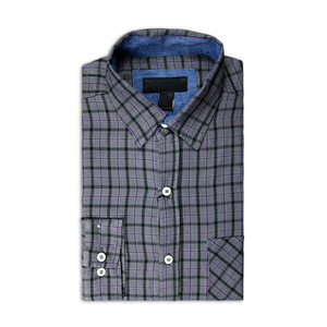 Camisas Casuales de Franela para Hombre, Último Estilo, Modernas y Cómodas, con Diseño Estampado Transpirable y Cierre de Botones de Cuerno - Product Image 1