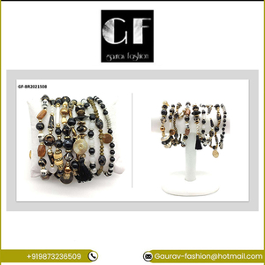 Pulsera de Cuentas Multicapa de Diseño, Hecha a Mano, Moderna, Unisex, Accesorio de Moda de Alta Calidad para Fiestas, Bodas, Regalos y Eventos - Product Image 5