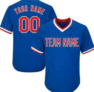 Camiseta de Béisbol Personalizada de Alta Calidad, Profesional, Transpirable, de Secado Rápido, Poliéster, Impresión por Sublimación Completa, Tallas Grandes, Venta al Por Mayor - Product Image 3