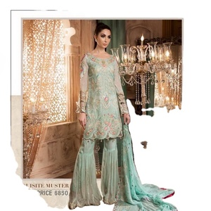 Trajes Shalwar Kameez de la Marca MARYAM para Mujer, Estilo Indio/Pakistaní, de Alta Calidad, en Chifón Fino, para Fiestas, Superventas - Product Image 1